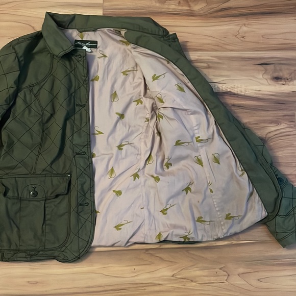 Eddie Bauer Green Cotton Jacket - Picture 5 of 9